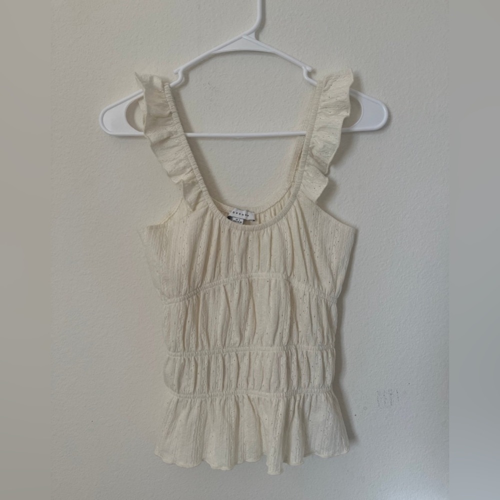 Women’s Small Crème Tank Top NWT Top Shop